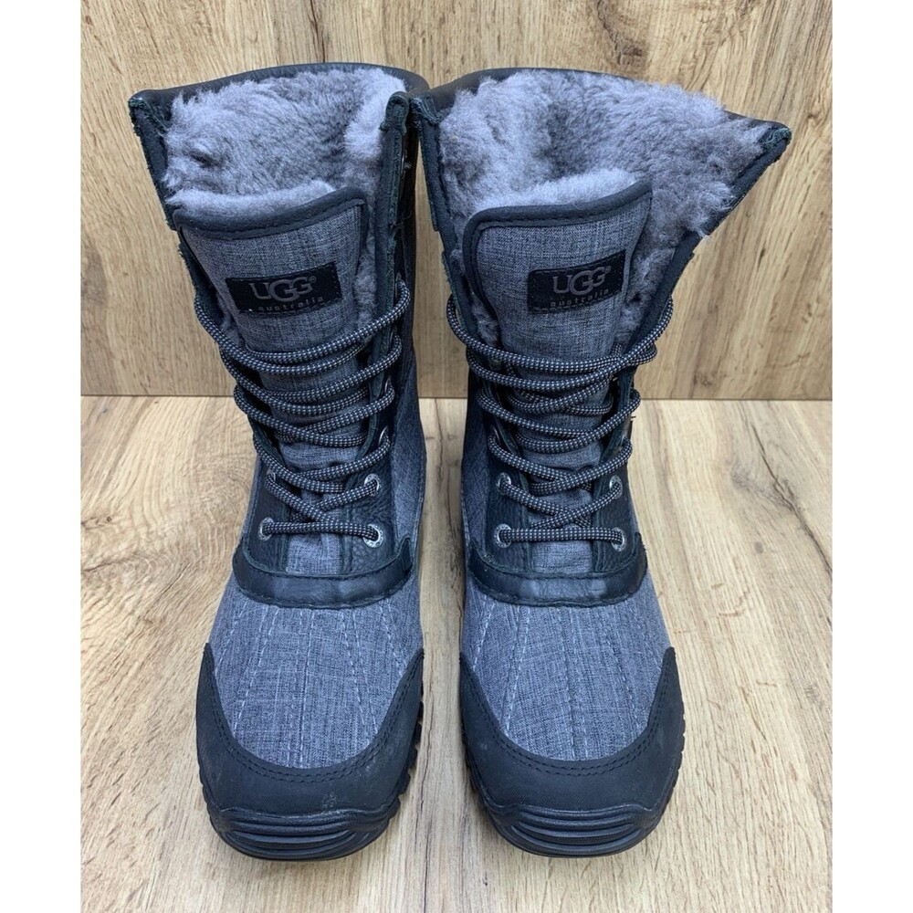 UGG Australia 1005589 Waterproof eVent Vibram Winter Boots Gray Womens US 9 - Picture 5 of 16